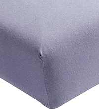 FORMESSE | Jersey-Spannleintuch "Bella Donna" 180/200 cm - 200/220 cm (Weiss) | blau
